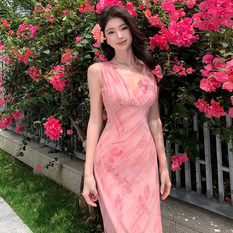 French Fashion Personalized And Slim-looking Dress