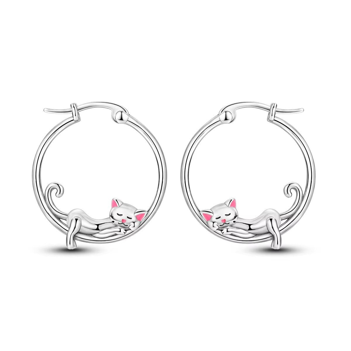 Lazy Cat Earrings Fashion Special-interest