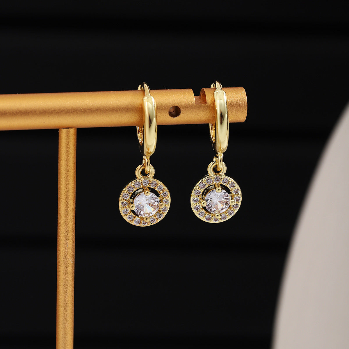Euro-American Diamond Earrings