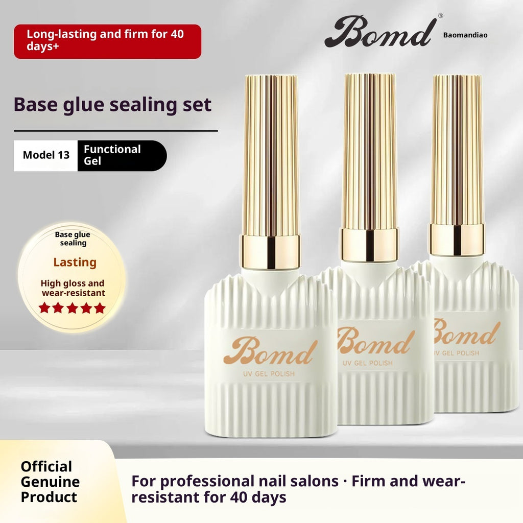 Construction Of Nail Polish Adhesive By Smudging Of Primer And Seal Coat