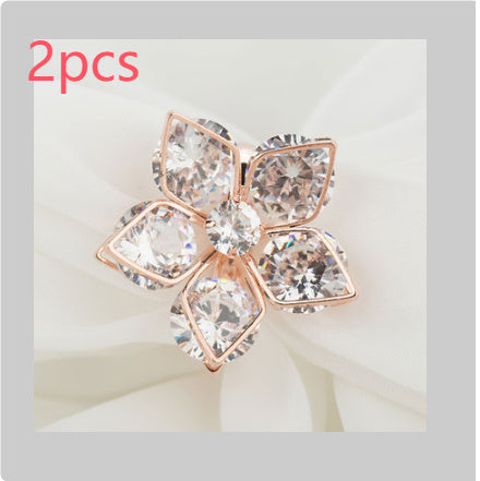 Flower Index Finger Ring Fashion Rhinestone Couple Rings