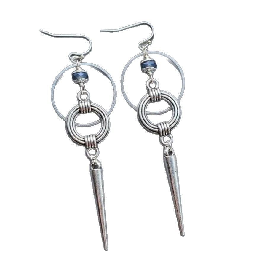 Hip Hop Punk Rock Personality Retro Thorn Neutral Earrings