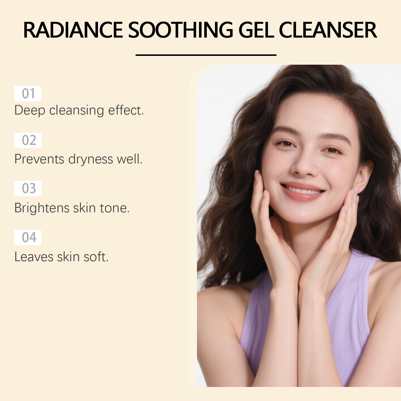 Skin Nourishing Moisturizing Hydrating Refreshing Not Tight Cleansing Gel