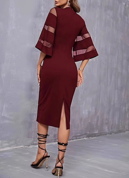 Women's Fashionable Round Neck Dress