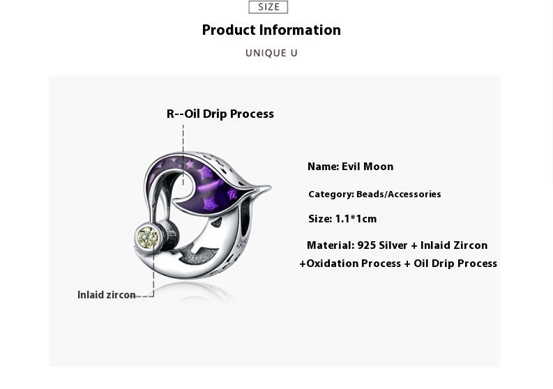 Evil Moon Dripping Oil Moon Halloween