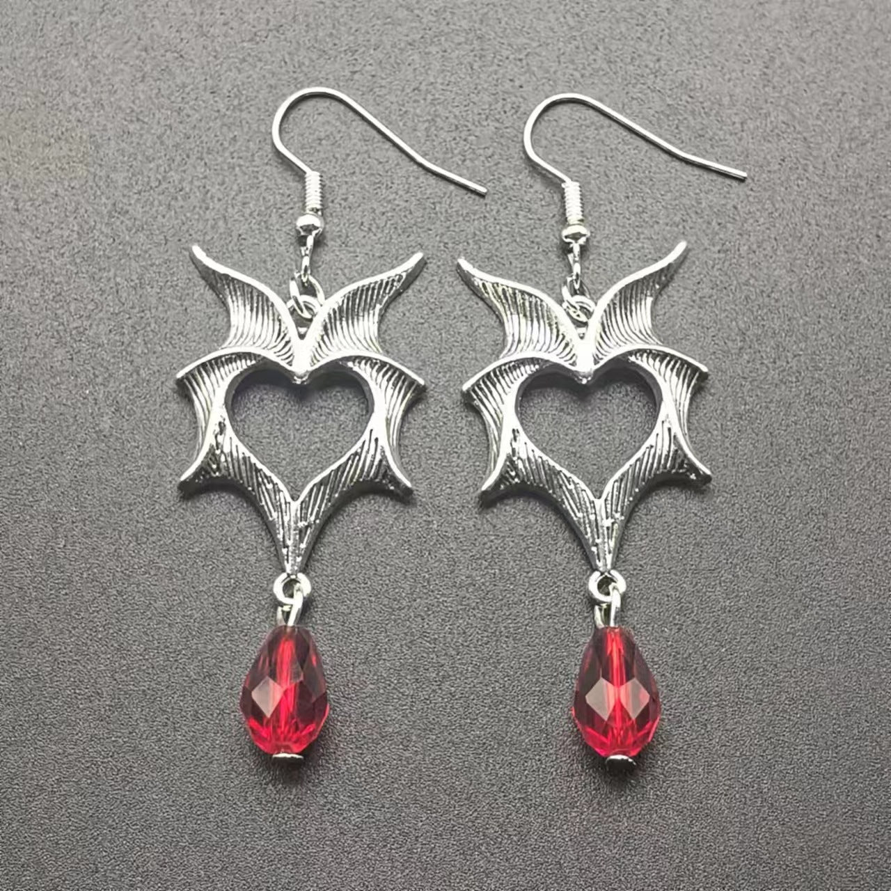 Creative Fashion Halloween Retro Wings Jewelry Earrings