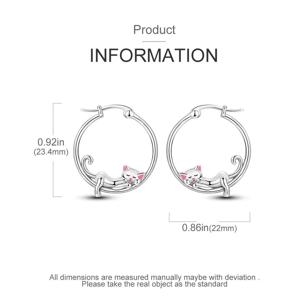 Lazy Cat Earrings Fashion Special-interest