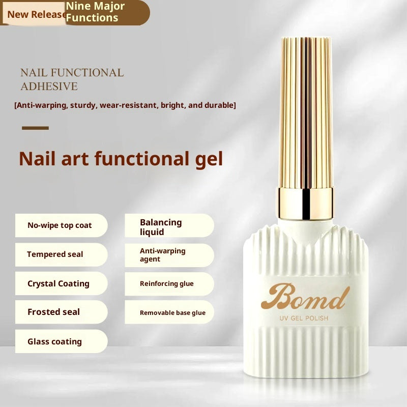 Construction Of Nail Polish Adhesive By Smudging Of Primer And Seal Coat