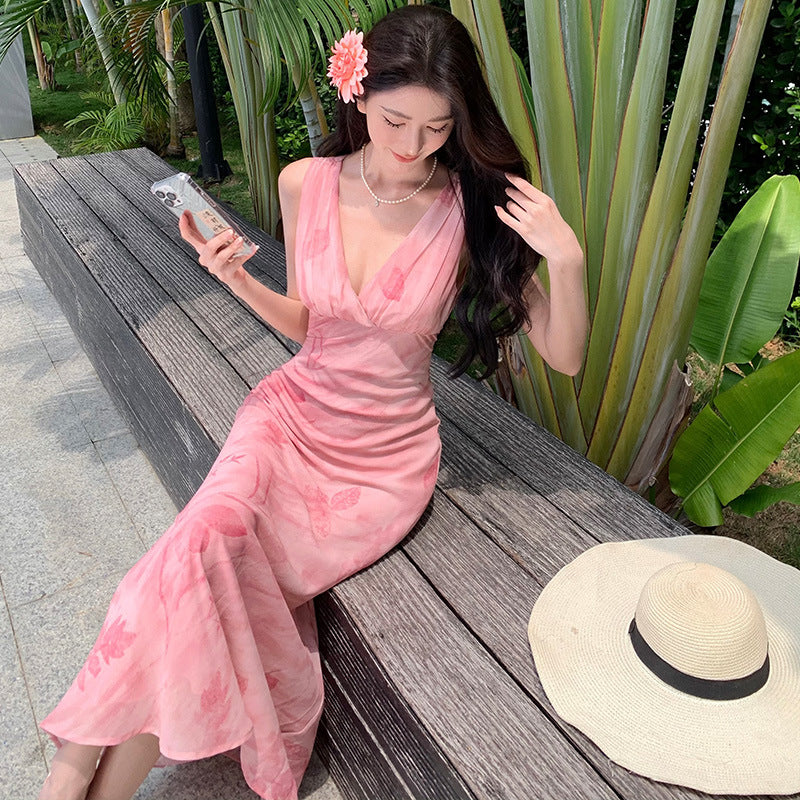 French Fashion Personalized And Slim-looking Dress