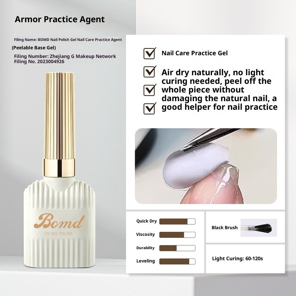 Construction Of Nail Polish Adhesive By Smudging Of Primer And Seal Coat