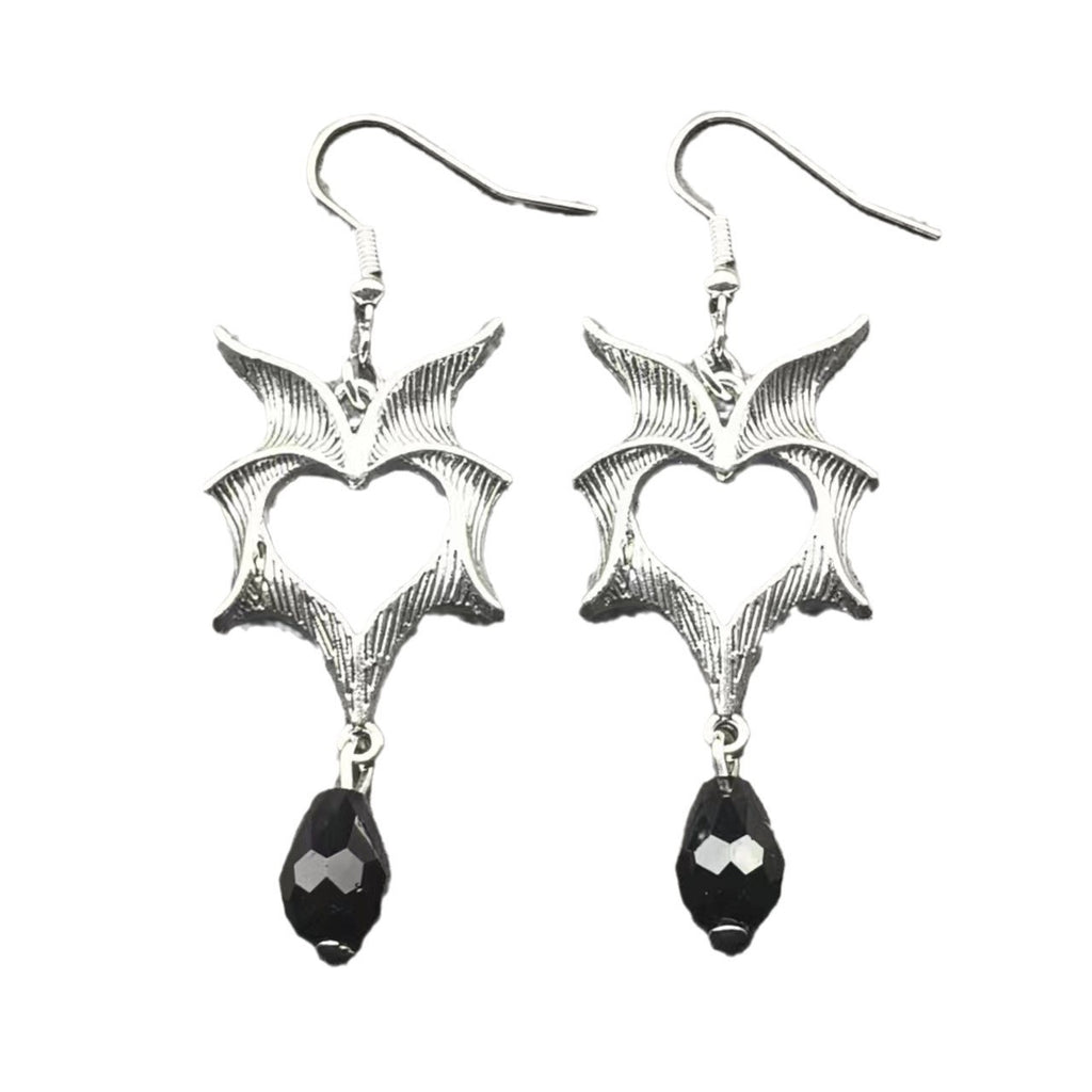 Creative Fashion Halloween Retro Wings Jewelry Earrings