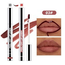 Slippery Lip Liner Pencil Waterproof, Long-Lasting, Smudge-Proof Moisturizing Plump Lips Lipstick, Lip Gloss, Lip Lacquer