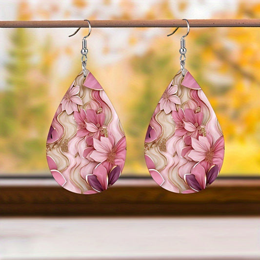 1 Pair Acrylic Earrings Birthday Gift