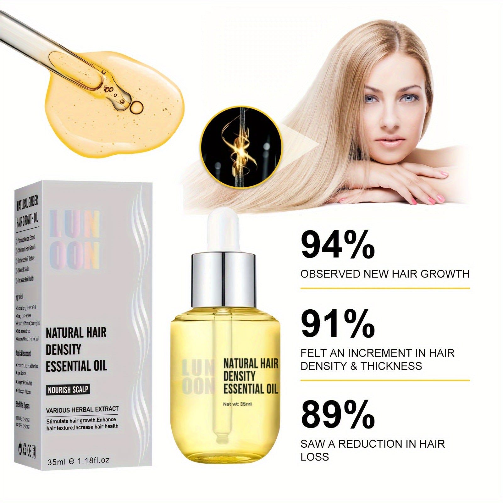 Dense  Oil Strong And Strong Repair Hair Root Moisturizing Damaged